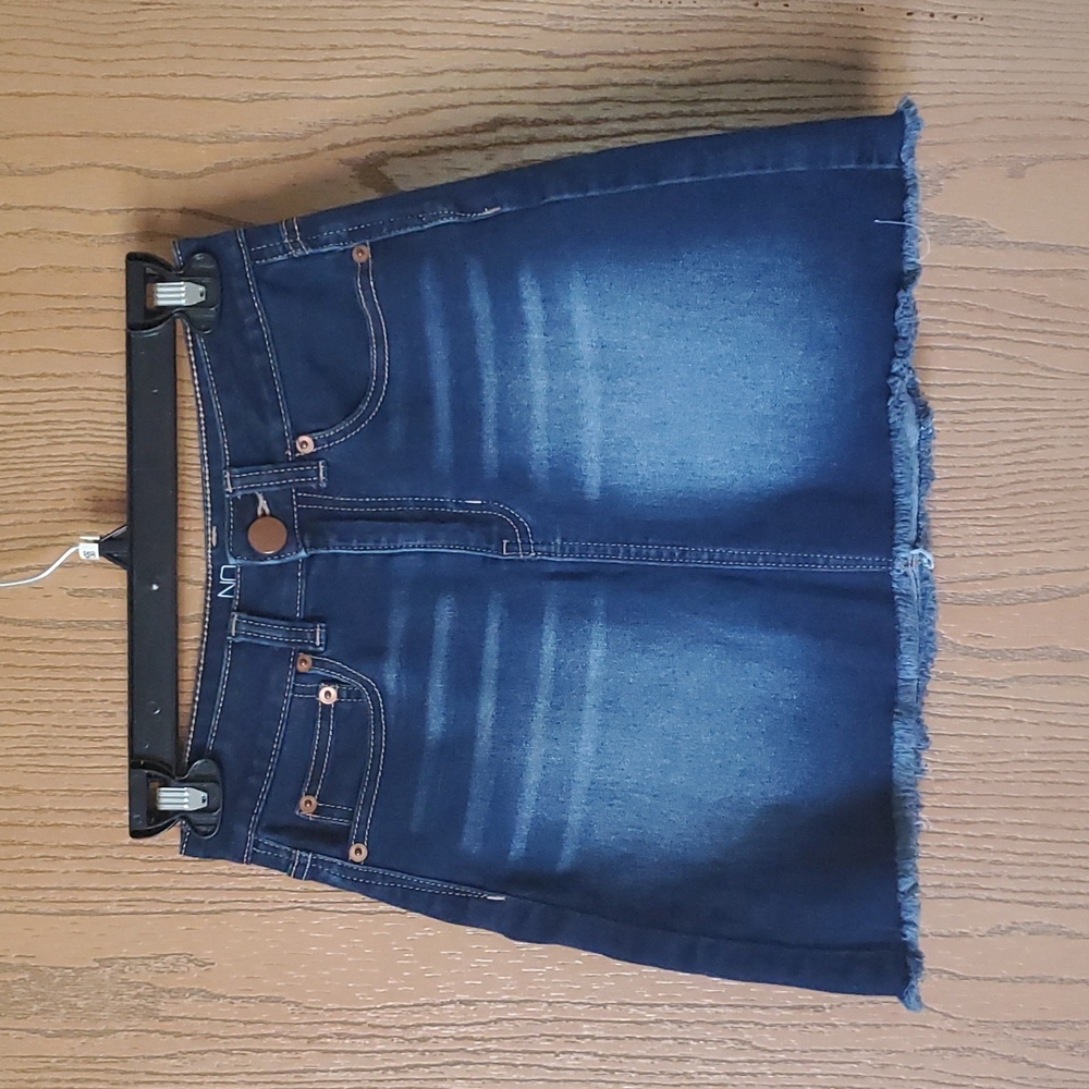 NOBO Darkwash Jean Mini Skirt